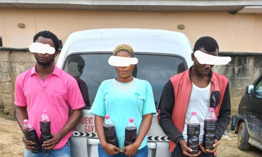  Lagos police arrest three, recover 150 ‘skuchies’ bottles