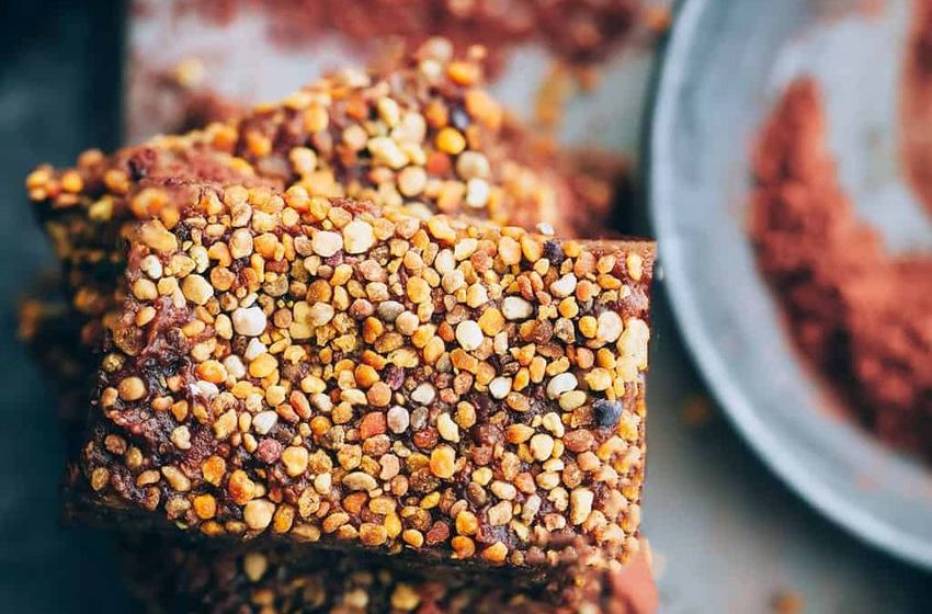  Dark Chocolate Hemp Turmeric Fudge with Bee Pollen