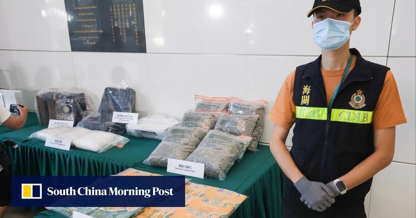  Customs seizes HK$20 million worth of illegal drugs flown into Hong Kong from Thailand and United States