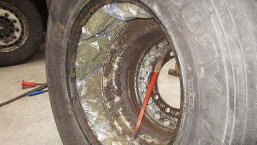  Revenue officials in Rosslare uncover €765,000 worth of cannabis hidden in spare tyres