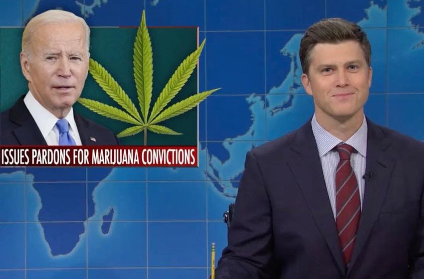  ‘SNL’ mocks Biden, jokes he smoked weed with pardoned pot convicts