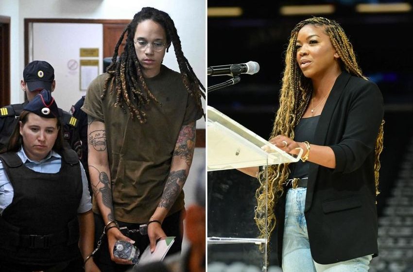  Brittney Griner’s wife Cherelle calls 9-year sentence ‘terrifying,’ says WNBA star a ‘hostage’