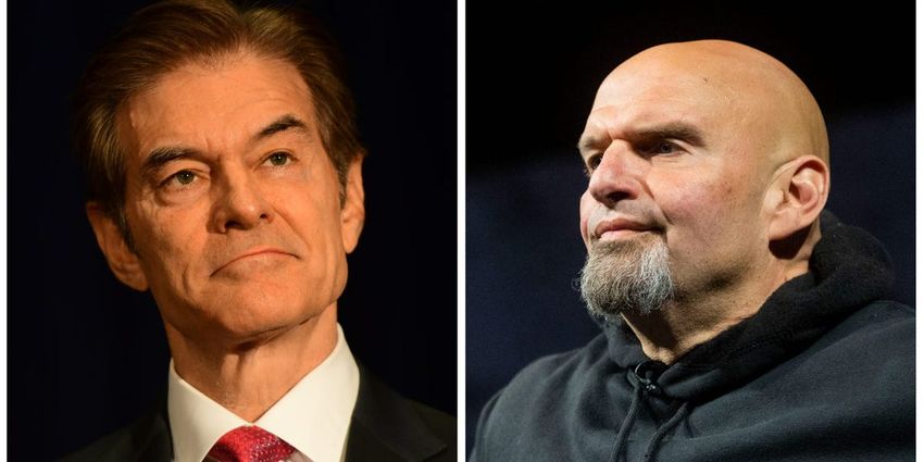  Democrat John Fetterman and Mehmet Oz battle for an open US Senate seat in Pennsylvania