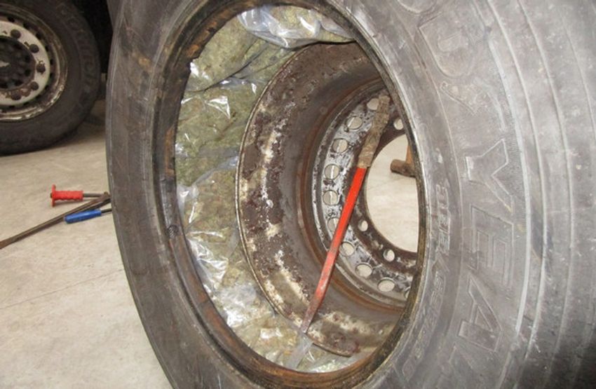  Man arrested after €765,000 worth of cannabis found in spare tyre