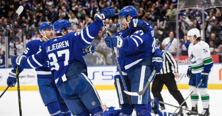  Jordie Benn scores as Maple Leafs beat Canucks 3-2