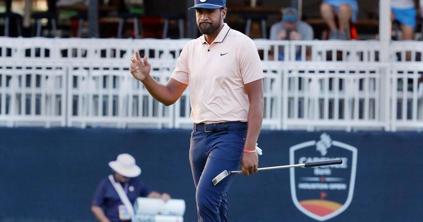  Finau hoping for big end to big year, shares Houston lead