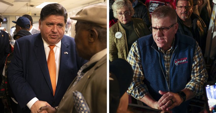  Polls close in divisive race between Gov. J.B. Pritzker and GOP challenger Darren Bailey