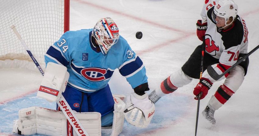  Devils beat Canadiens 5-1, extend winning streak to 10 games