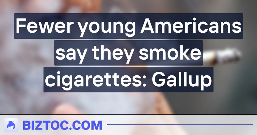  Fewer young Americans say they smoke cigarettes: Gallup