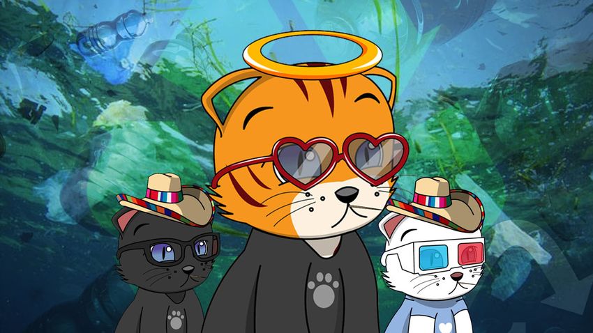  Kutee Kitties- The First Kitties NFTs That Will Save the World from Plastics to Be Released Soon