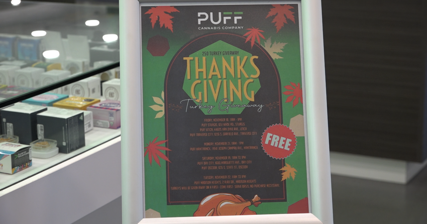  Michigan cannabis chain giving away over 1700 turkeys