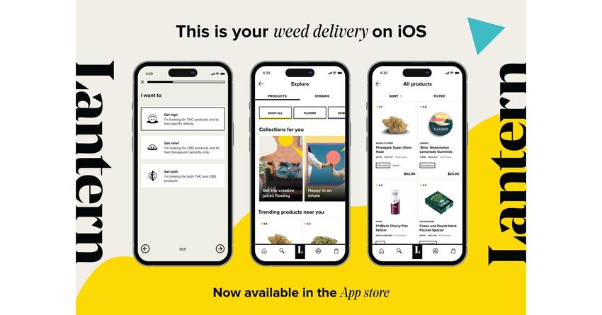  Lantern Expands On-Demand Cannabis Delivery Service with iOS App