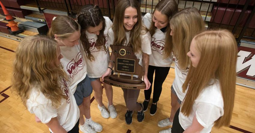  Depth pays dividends as St. Charles West wins first girls cross country state title since 1998