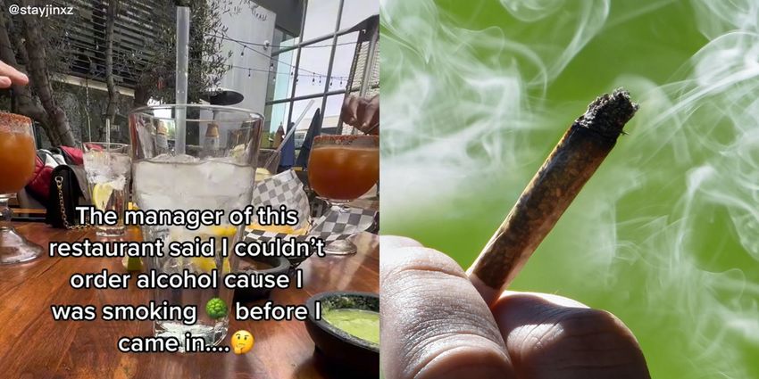  ‘They said everybody can order but me’: Customer says he wasn’t allowed to order alcohol because he smoked weed before going to restaurant