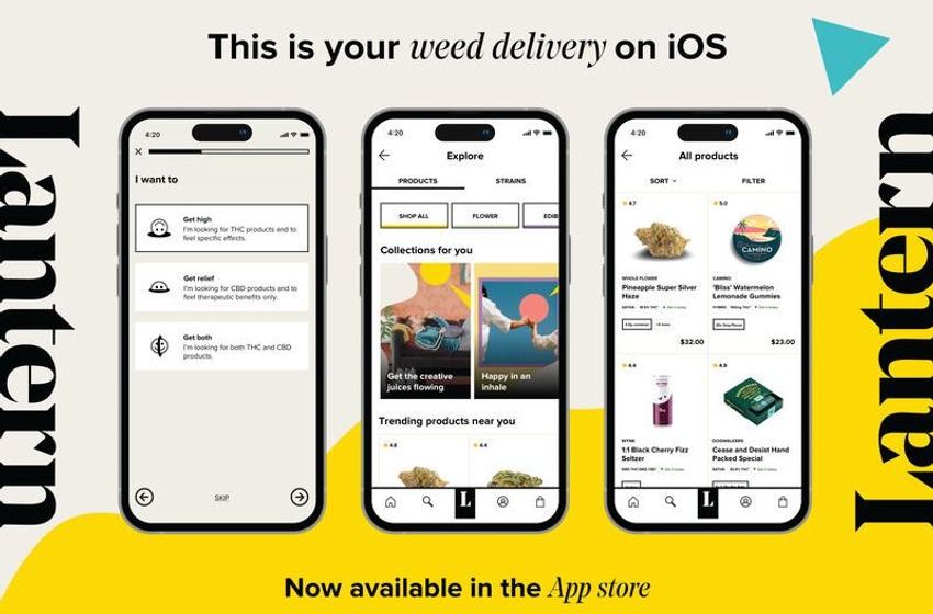  Cannabis Delivery Service Apps – Lantern Launches iOS App in Time for the Holidays (TrendHunter.com)