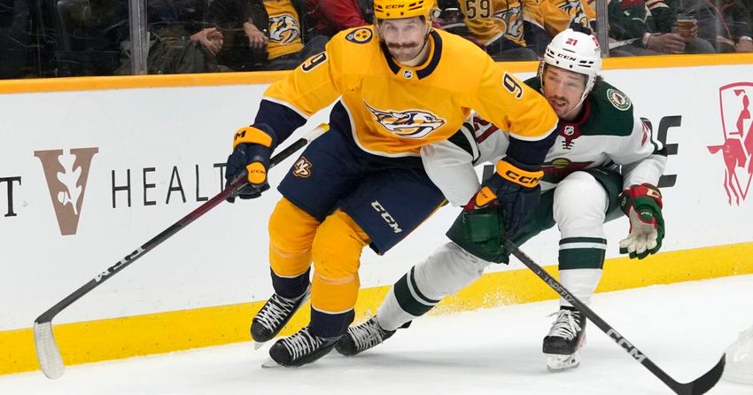  Duchene’s goal, assist lead Predators to 2-1 win over Wild