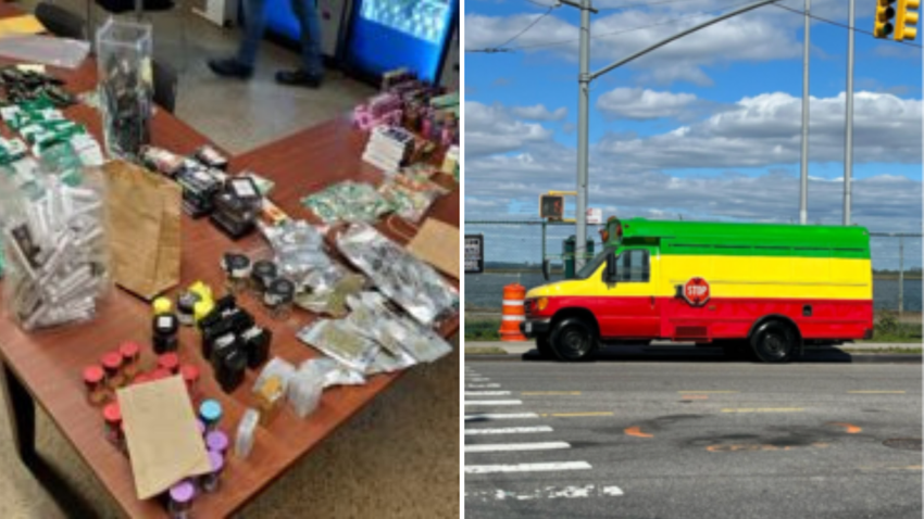  Cannabus? Men accused of selling pot from converted school bus in Queens