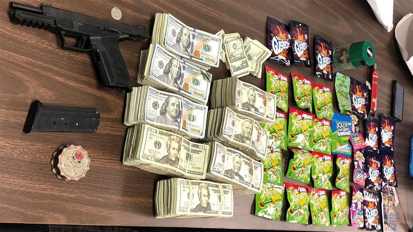  Fond du Lac drug arrest after traffic stop; THC, gun, cash found