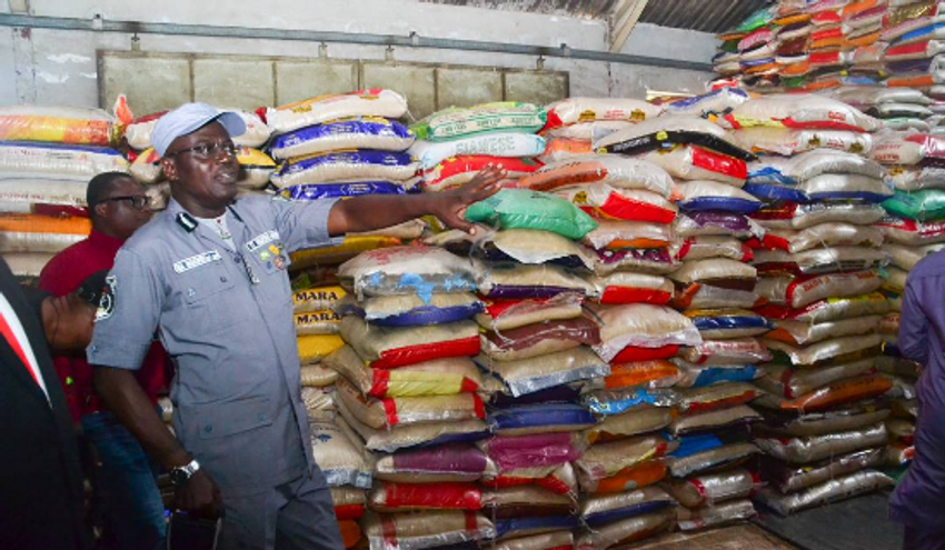  Ogun: Customs impound 73-truck-load of rice in nine months