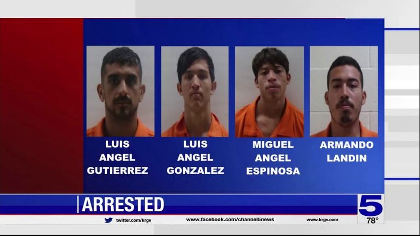  Sheriff’s office: Four men arrested after smuggling ‘large bundles’ of marijuana near Brownsville