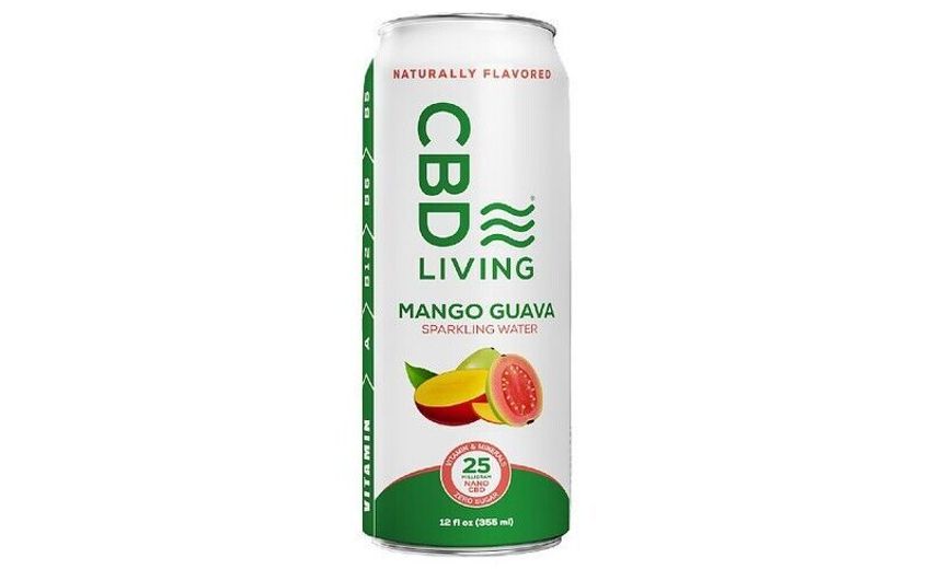  Functional Fruity Cannabis Drinks – CBD Living Mango Guava Sparkling Water Has 25mg of Nano CBD (TrendHunter.com)