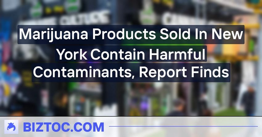  Marijuana Products Sold In New York Contain Harmful Contaminants, Report Finds