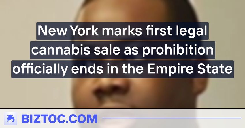  New York marks first legal cannabis sale as prohibition officially ends in the Empire State