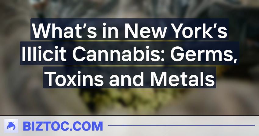  What’s in New York’s Illicit Cannabis: Germs, Toxins and Metals