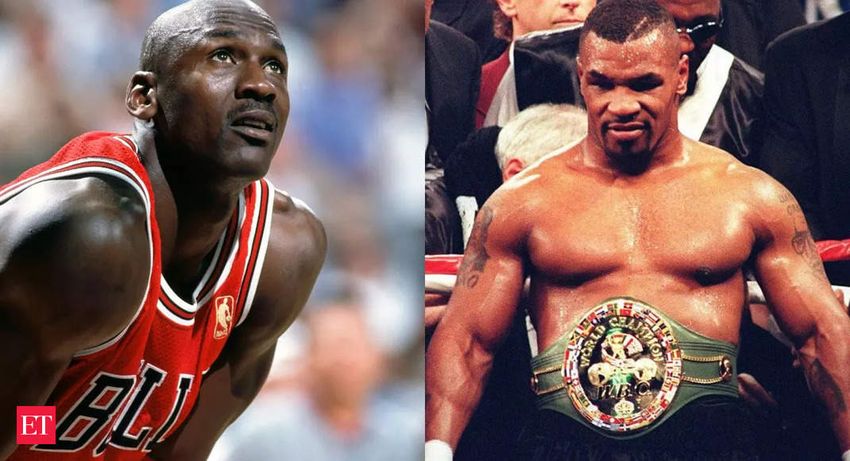  Mike Tyson nearly beat up Michael Jordan once over his ex-wife Robin Givens