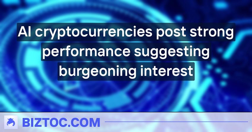  AI cryptocurrencies post strong performance suggesting burgeoning interest