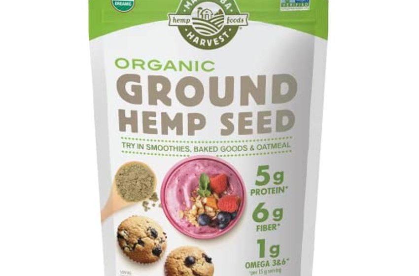  Manitoba Harvest Organic Ground Hemp Seed, 7 oz (Pack of 8) $21