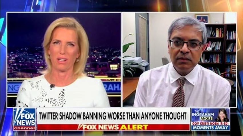  Fox Host Laura Ingraham Goes Wild Over ‘Shadow Banning’