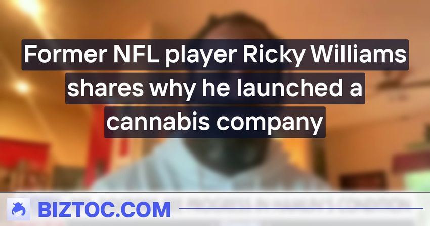  Former NFL player Ricky Williams shares why he launched a cannabis company