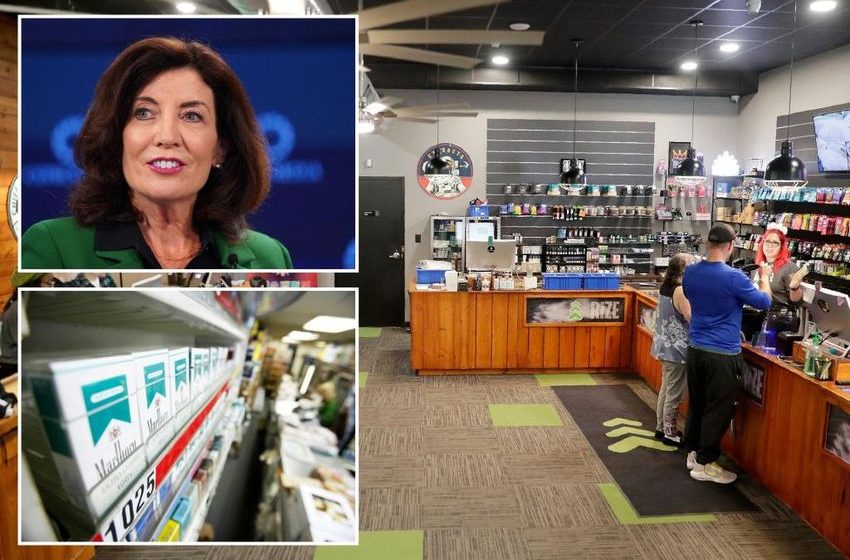  NY’s Kathy Hochul accused of double standard for banning flavored cigs not cannabis