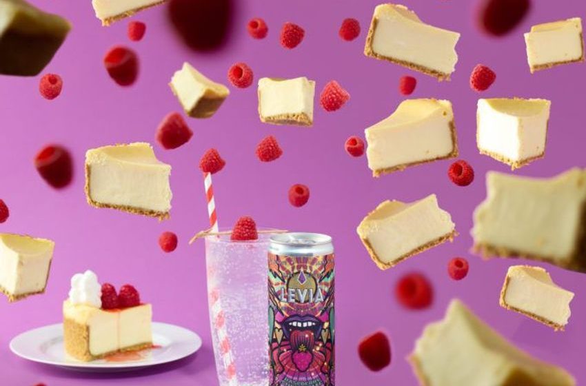  Cake-Flavored Cannabis Seltzers – The LEVIA Raspberry Cheesecake Seltzer is a Seasonal Offering (TrendHunter.com)