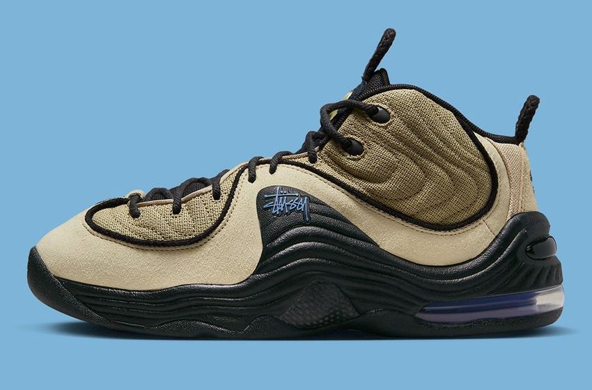  Stüssy Unveils A Third Tan And Black Style Of Its Nike Air Penny 2 Collaboration