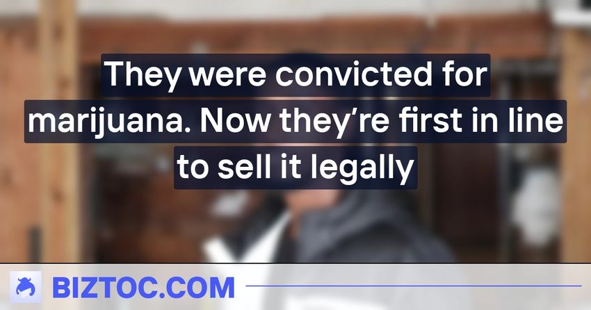  They were convicted for marijuana. Now they’re first in line to sell it legally