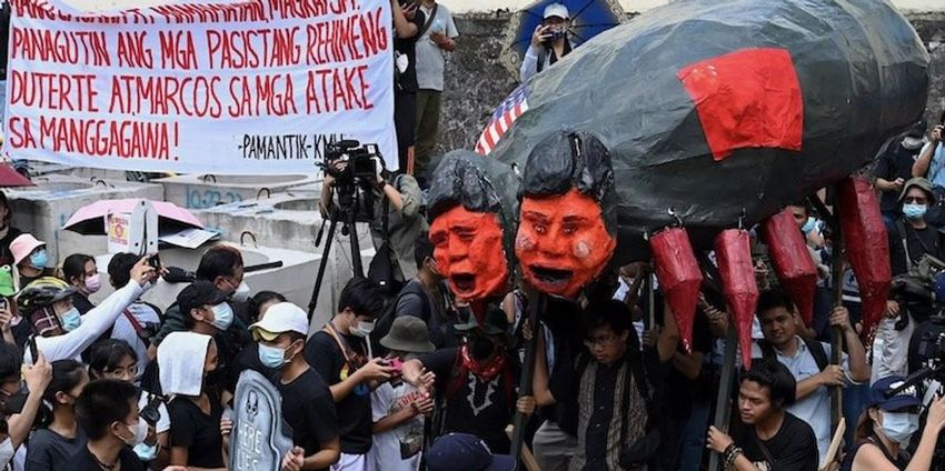  Philippine protesters celebrate ‘People Power’ ousting of Marcos Sr