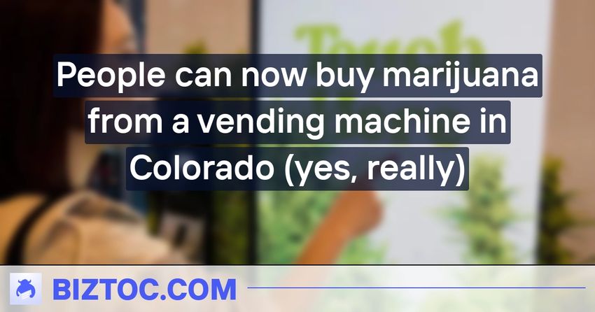  People can now buy marijuana from a vending machine in Colorado (yes, really)