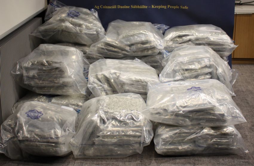  €2.4 million worth of cannabis seized after gardaí intercept two cars and raid Dublin home