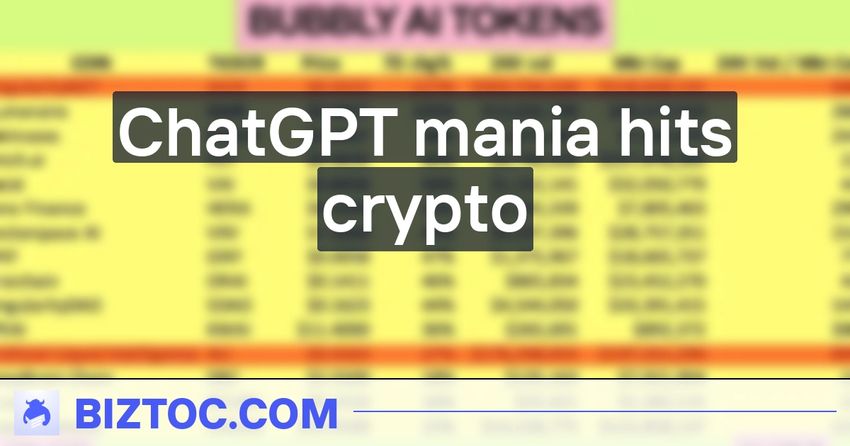  ChatGPT mania hits crypto