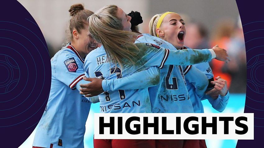  WSL highlights: Lauren Hemp and Chloe Kelly star as Manchester City beat Arsenal 2-1