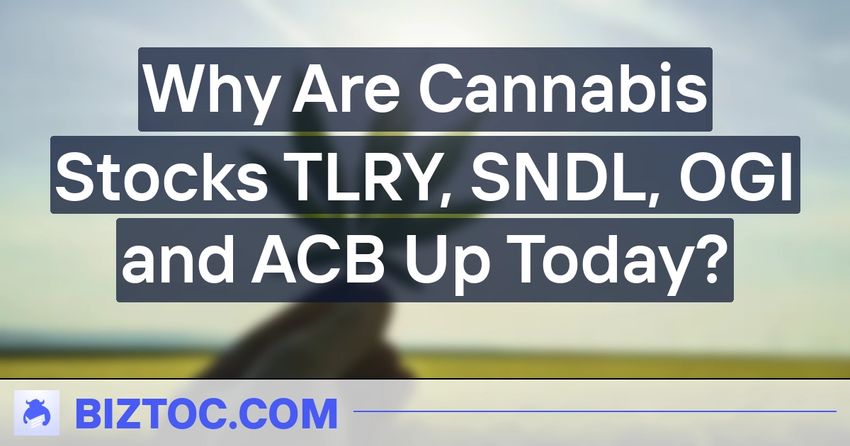  Why Are Cannabis Stocks TLRY, SNDL, OGI and ACB Up Today?