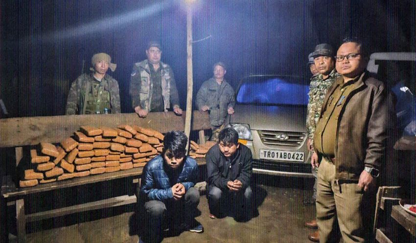  Another two drugs smugglers from Tripura arrested in Meghalaya