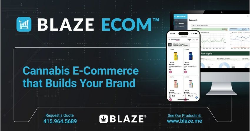  BLAZE Cannabis Retail Software Announces Launch of E-Commerce Solution, BLAZE ECOM™