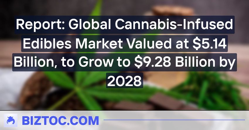  Report: Global Cannabis-Infused Edibles Market Valued at $5.14 Billion, to Grow to $9.28 Billion by 2028