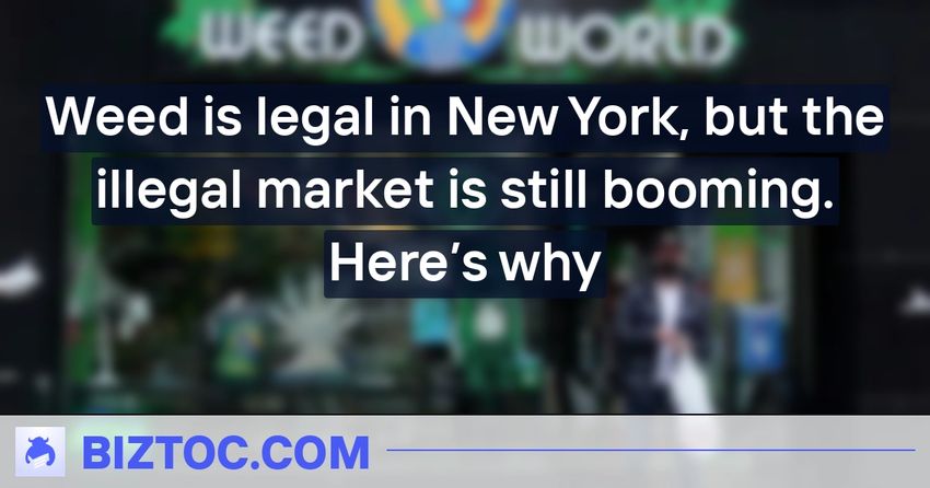  Weed is legal in New York, but the illegal market is still booming. Here’s why