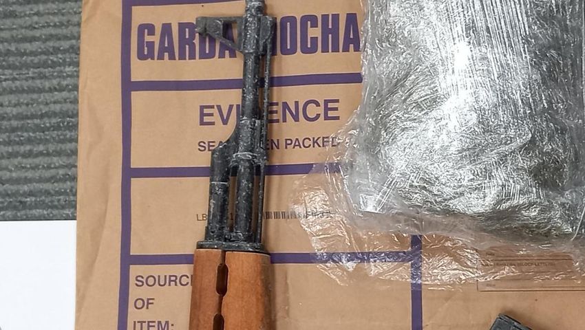  AK-47 and cannabis worth €12,000 seized in Dublin