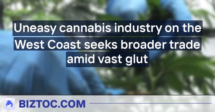  Uneasy cannabis industry on the West Coast seeks broader trade amid vast glut