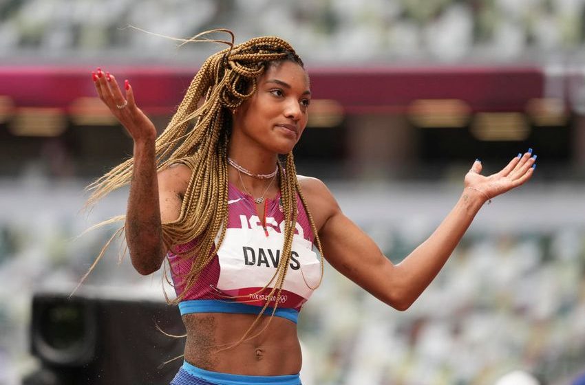  U.S. long jumper Tara Davis-Woodhall stripped of national title after positive cannabis test